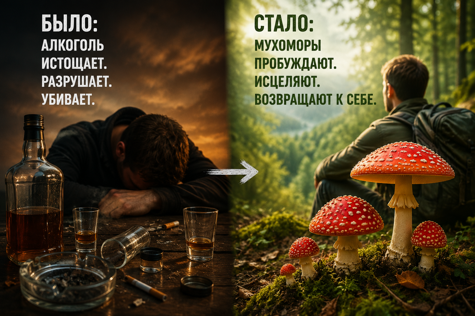 Грыжа смысла: почему я перестал лечить симптомы и выбрал мухомор вместо спирта